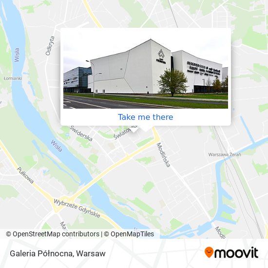 Galeria Północna map