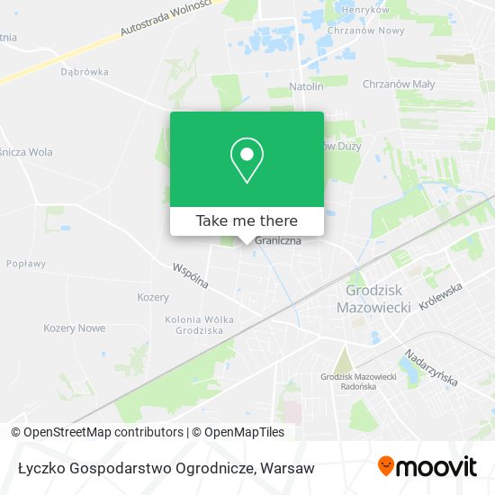 Łyczko Gospodarstwo Ogrodnicze map