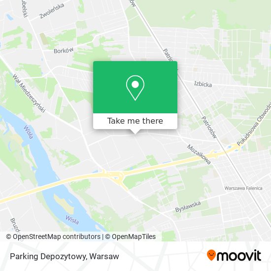 Parking Depozytowy map