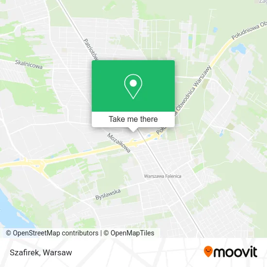 Szafirek map