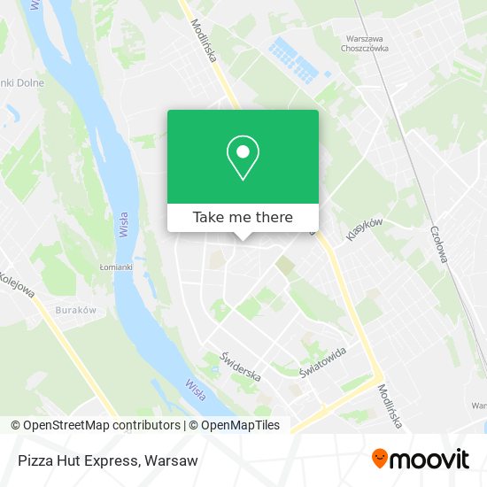 Pizza Hut Express map