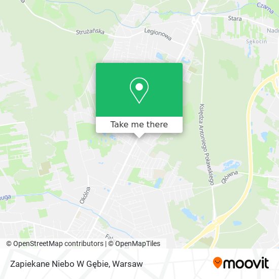 Zapiekane Niebo W Gębie map