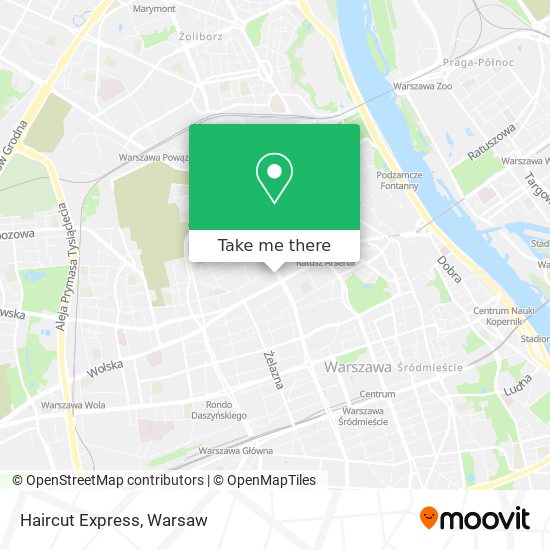 Haircut Express map