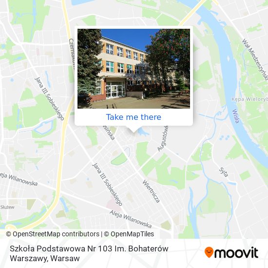 Карта Szkoła Podstawowa Nr 103 Im. Bohaterów Warszawy