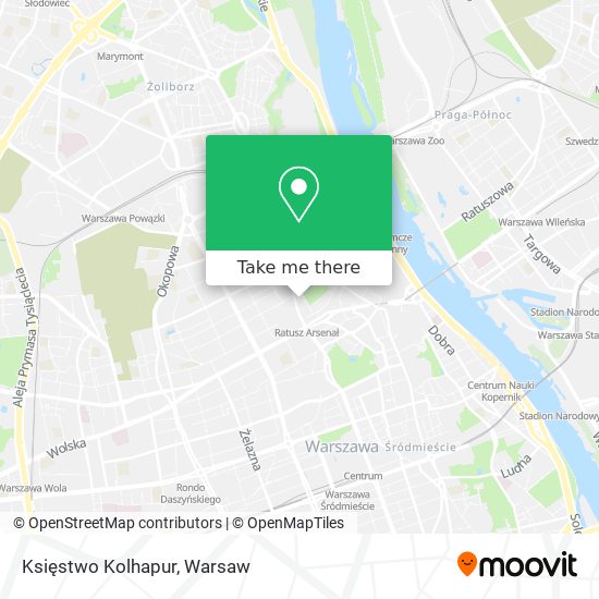 Księstwo Kolhapur map