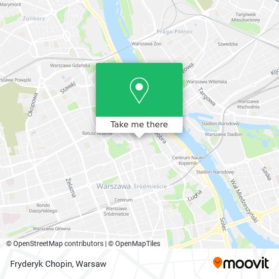 Fryderyk Chopin map