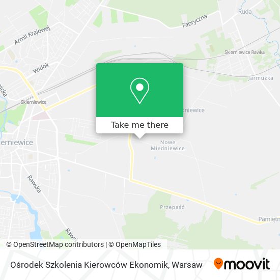 Ośrodek Szkolenia Kierowców Ekonomik map