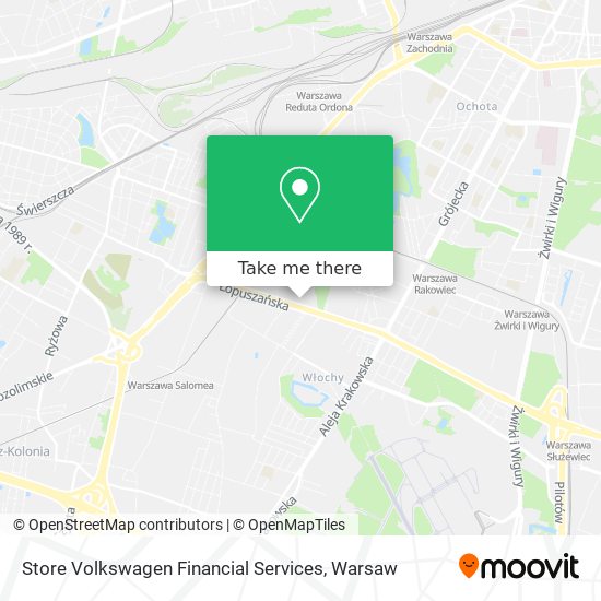 Store Volkswagen Financial Services map