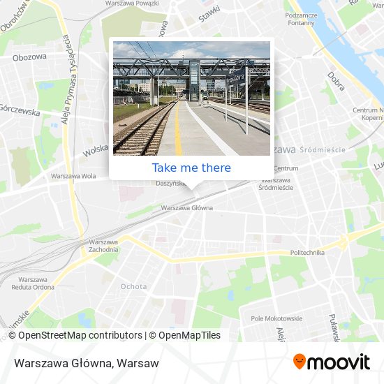 Карта Warszawa Główna
