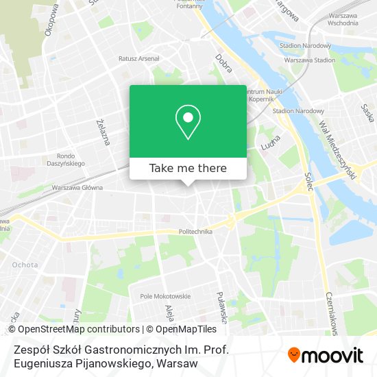 Zespół Szkół Gastronomicznych Im. Prof. Eugeniusza Pijanowskiego map