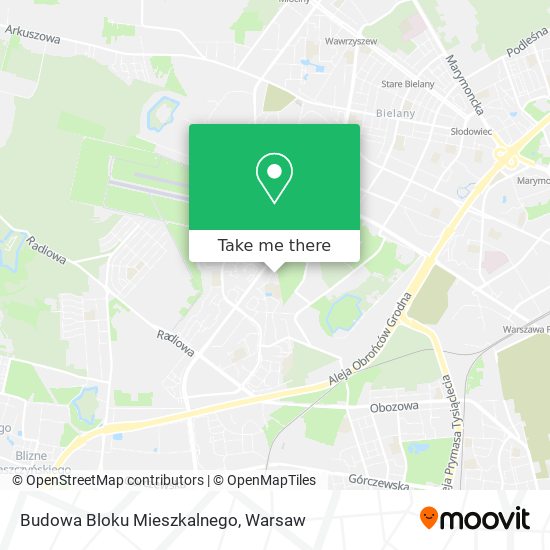 Budowa Bloku Mieszkalnego map