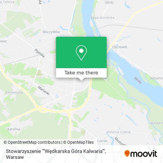 Карта Stowarzyszenie ""Wędkarska Góra Kalwaria""