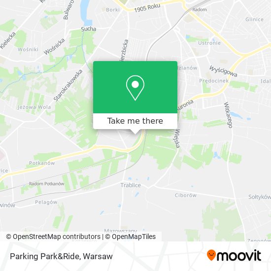 Parking Park&Ride map