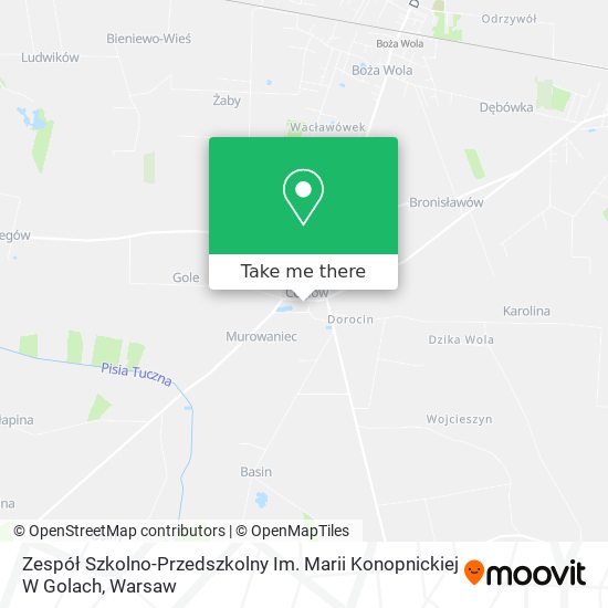 Zespół Szkolno-Przedszkolny Im. Marii Konopnickiej W Golach map