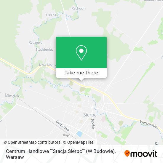 Centrum Handlowe ""Stacja Sierpc"" (W Budowie) map