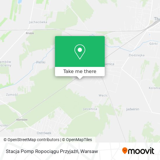 Stacja Pomp Ropociągu Przyjaźń map