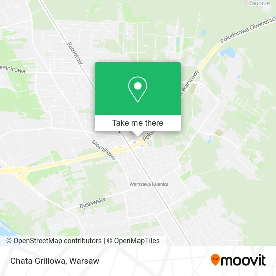 Карта Chata Grillowa