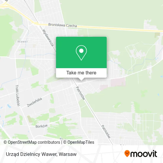 Urząd Dzielnicy Wawer map