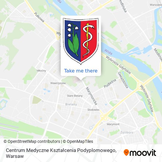 Карта Centrum Medyczne Kształcenia Podyplomowego