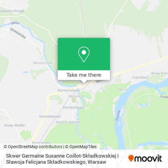 Skwer Germaine Susanne Coillot-Składkowskiej I Sławoja Felicjana Składkowskiego map