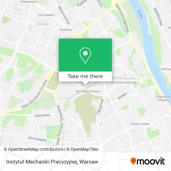 Instytut Mechaniki Precyzyjnej map