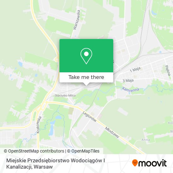 Miejskie Przedsiębiorstwo Wodociągów I Kanalizacji map