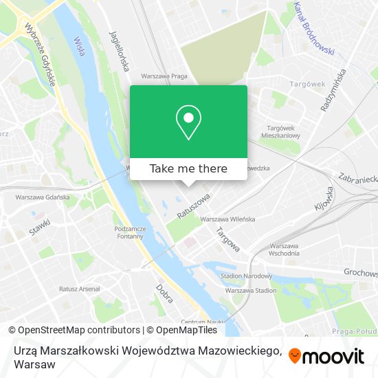 Urzą Marszałkowski Województwa Mazowieckiego map