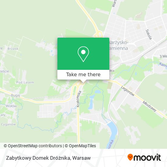 Zabytkowy Domek Dróżnika map