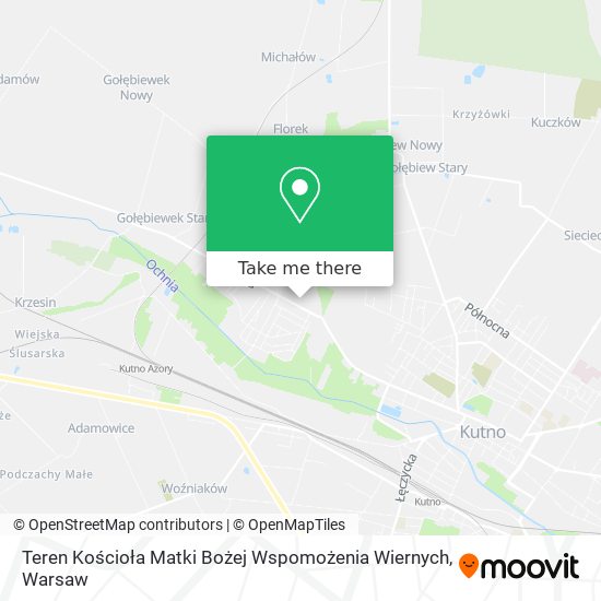 Teren Kościoła Matki Bożej Wspomożenia Wiernych map