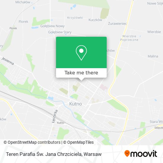 Teren Parafia Św. Jana Chrzciciela map