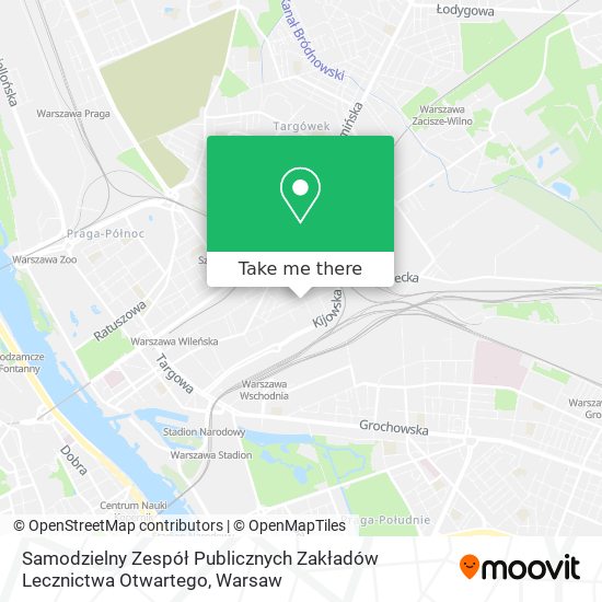 Карта Samodzielny Zespół Publicznych Zakładów Lecznictwa Otwartego