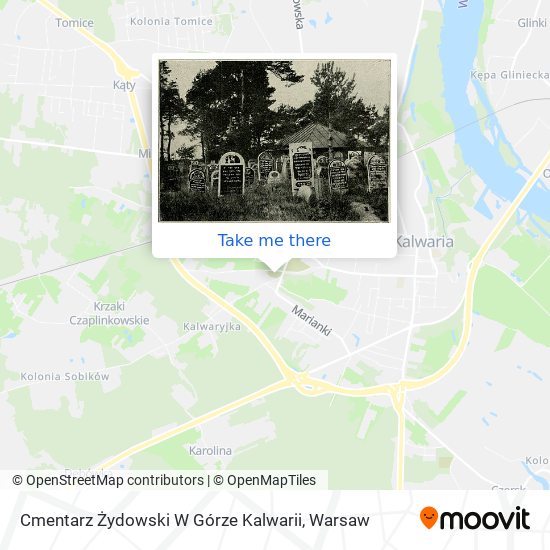 Cmentarz Żydowski W Górze Kalwarii map