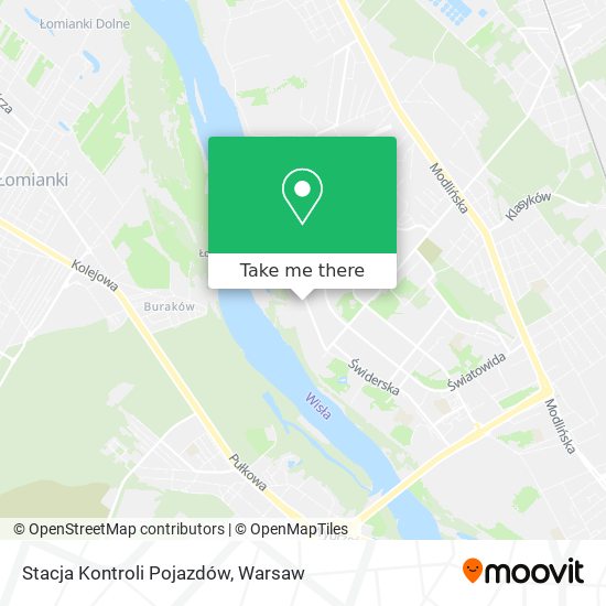 Stacja Kontroli Pojazdów map