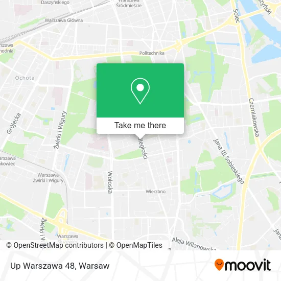 Up Warszawa 48 map
