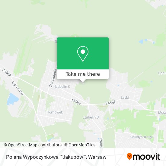 Polana Wypoczynkowa ""Jakubów"" map