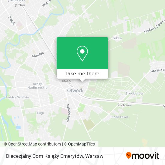 Diecezjalny Dom Księży Emerytów map