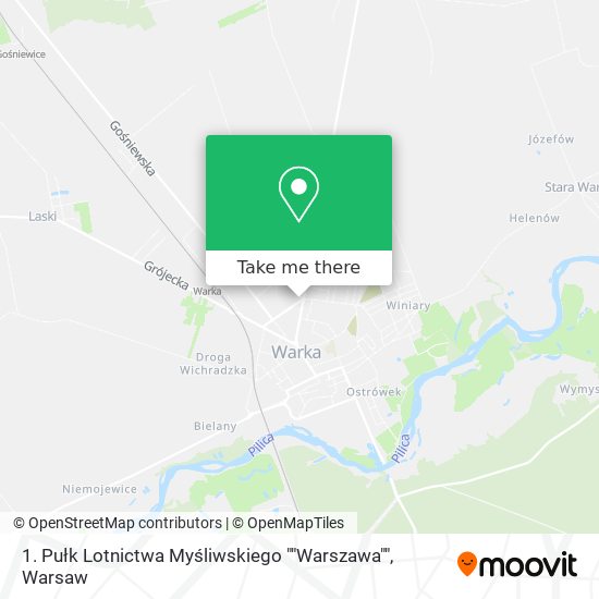 1. Pułk Lotnictwa Myśliwskiego ""Warszawa"" map