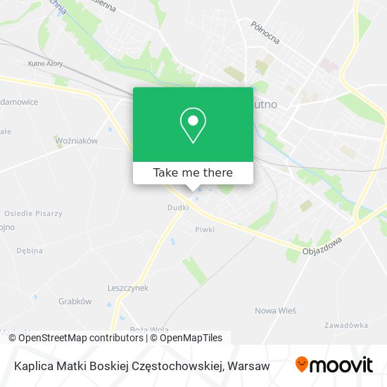 Kaplica Matki Boskiej Częstochowskiej map