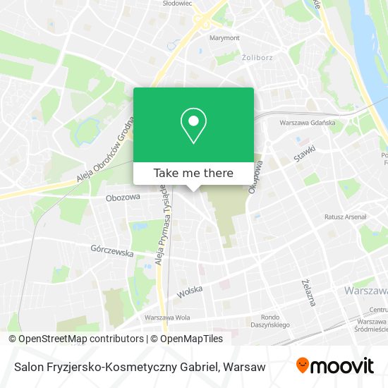 Salon Fryzjersko-Kosmetyczny Gabriel map