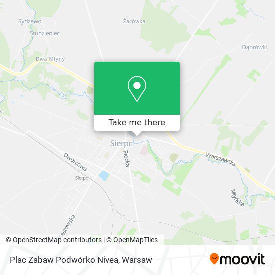 Plac Zabaw Podwórko Nivea map