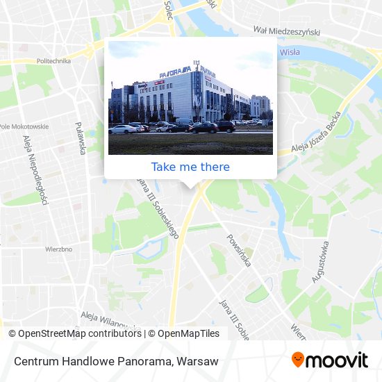 Centrum Handlowe Panorama map