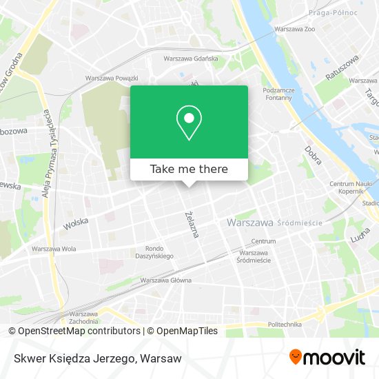 Skwer Księdza Jerzego map