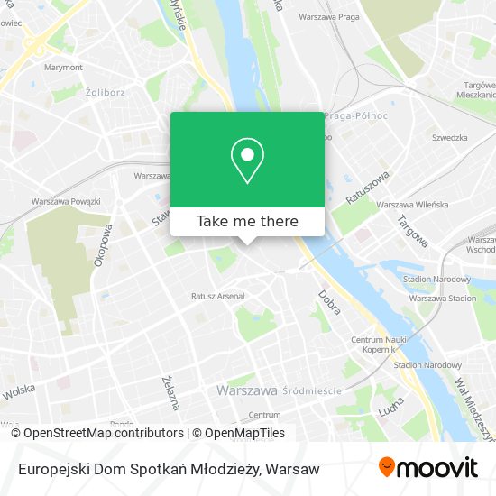 Europejski Dom Spotkań Młodzieży map