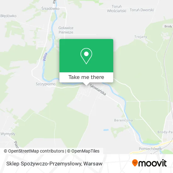 Sklep Spożywczo-Przemysłowy map