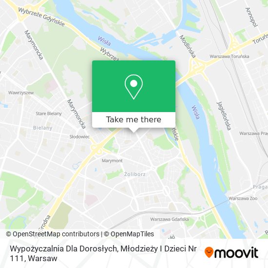 Wypożyczalnia Dla Dorosłych, Młodzieży I Dzieci Nr 111 map