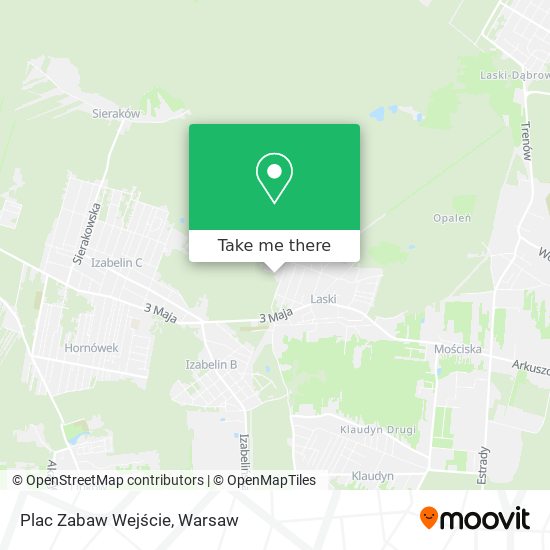 Plac Zabaw Wejście map