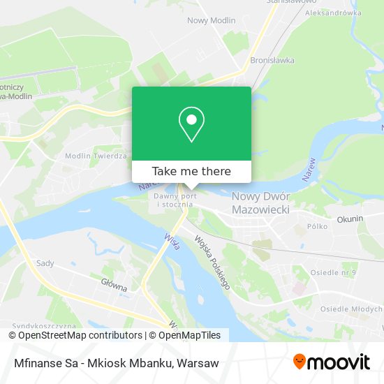 Mfinanse Sa - Mkiosk Mbanku map