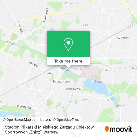 Stadion Piłkarski Miejskiego Zarządu Obiektów Sportowych „Znicz” map