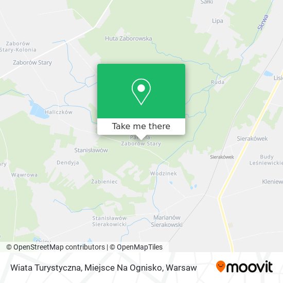 Wiata Turystyczna, Miejsce Na Ognisko map