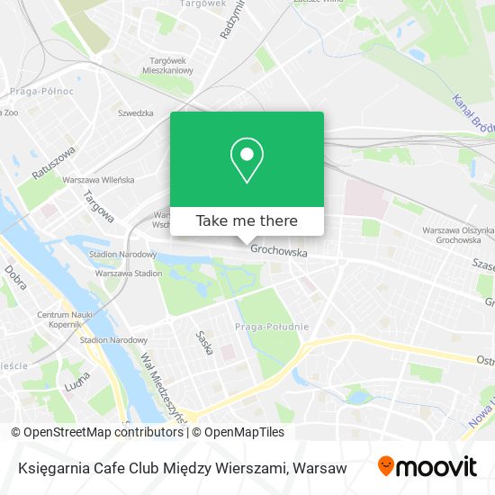 Księgarnia Cafe Club Między Wierszami map